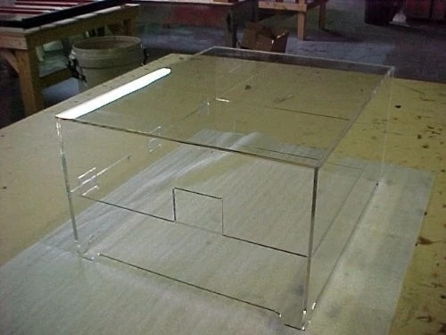 Cache anti-poussière de plaque tournante acrylique en plastique, couverture acrylique transparente de tourne-disque