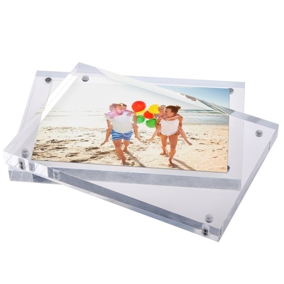 Légèrement support de papier acrylique du cadre de tableau de présentoir de 0.3mm A4