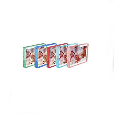 Cadres de boîte acryliques acryliques de l'affichage 5x7 de photo de lucite de perspex