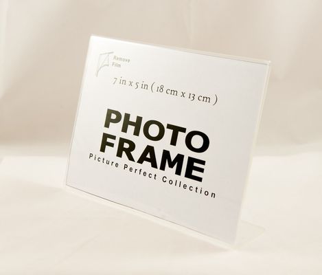 Cadre acrylique clair acrylique de position d'individu de l'affichage 8x10 de photo de rectangle