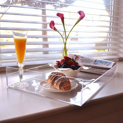 Portion acrylique universelle de petit déjeuner de Tray Display 22Inch