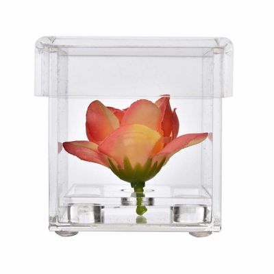 Boîte de rangement acrylique de PMMA, boîtes acryliques universelles pour des fleurs