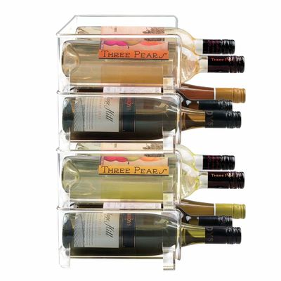 Haut support de Clear Acrylic Wine d'organisateur de cadre d'affichage d'acrylique de Weatherability