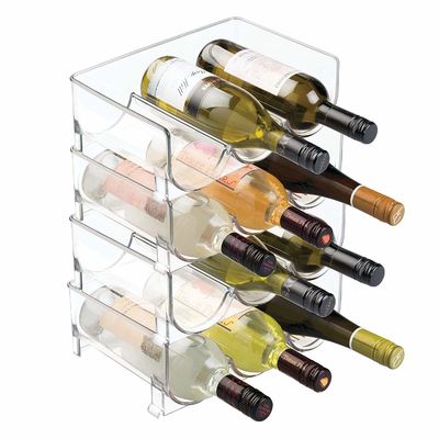 Haut support de Clear Acrylic Wine d'organisateur de cadre d'affichage d'acrylique de Weatherability