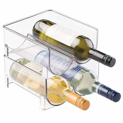 Support en plastique acrylique de table de vin modulaire
