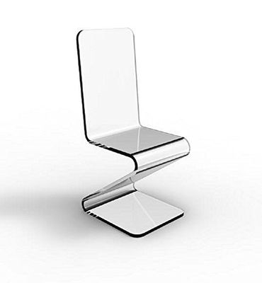 Haut transparent léger de plexiglass de chaise acrylique de la lucite Z