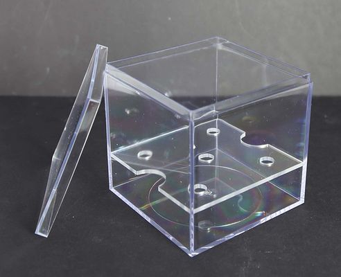 Boîte acrylique de fleur de plexiglass avec l'insertion