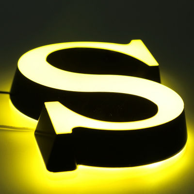 Lumière menée acrylique faite sur commande gravante en refief de restaurant de signes vers le haut des lettres