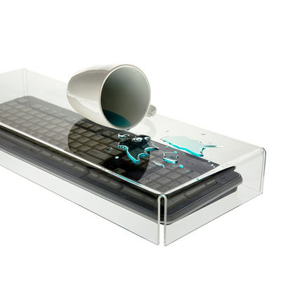 Acrylique mécanique de jeu de maître de cache anti-poussière de clavier de lucite rectangulaire