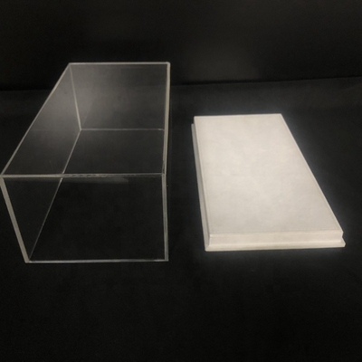 Boîte de présentation acrylique d'espace libre d'OEM pour le base-ball/souvenir